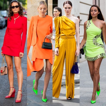 Все главные цвета этого лета в стритстайл-хронике Недели Высокой моды в Париже