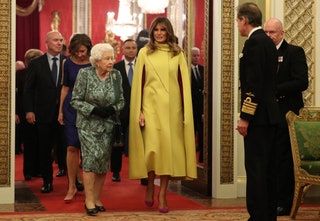 Елизавета II иnbspМелания Трамп.