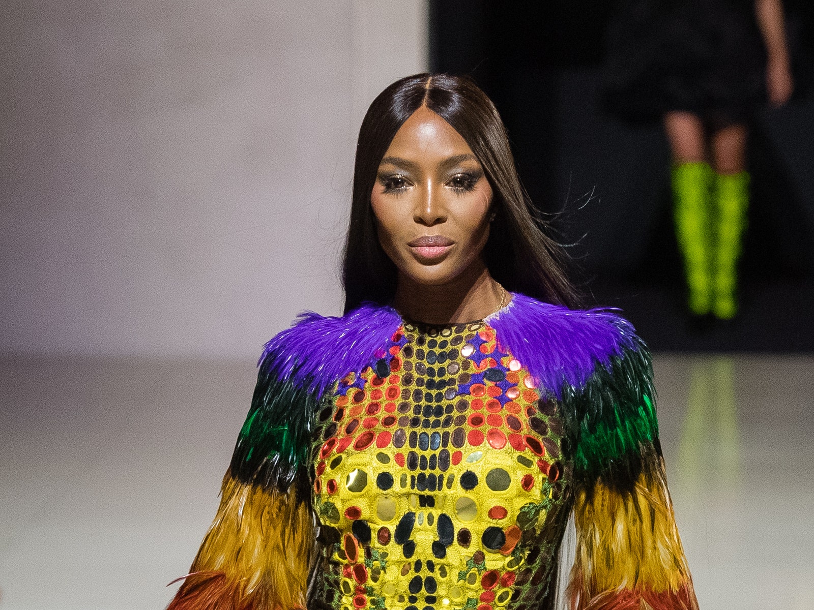 Наоми Кэмпбелл, Тина Кунаки и другие на благотворительном показе Fashion For Relief