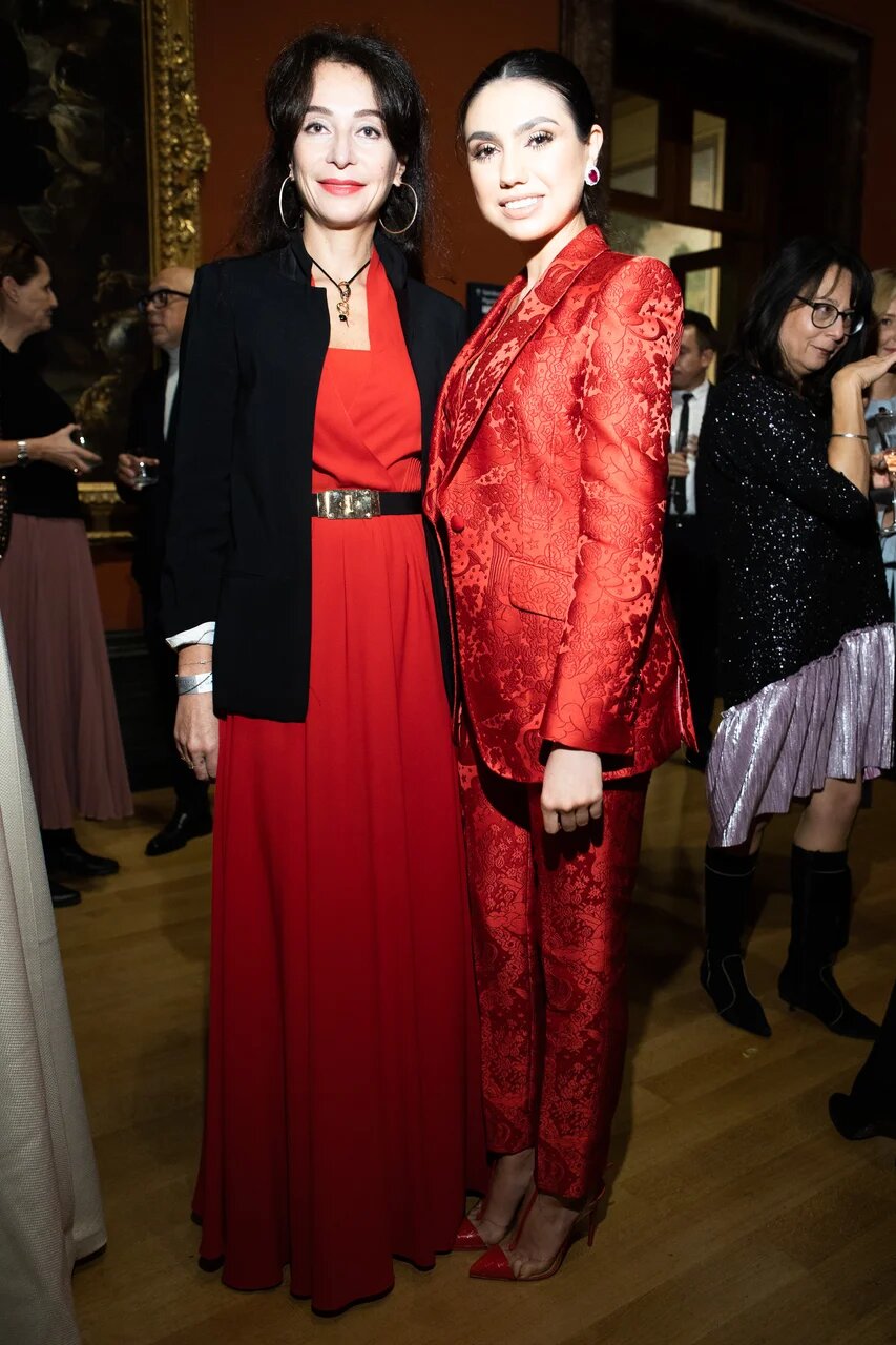 Ирина Кудрина и Анастасия Беляк на открытии «Клуба 418» в Лондоне
