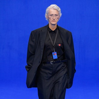 Рената Литвинова на показе-саммите Balenciaga