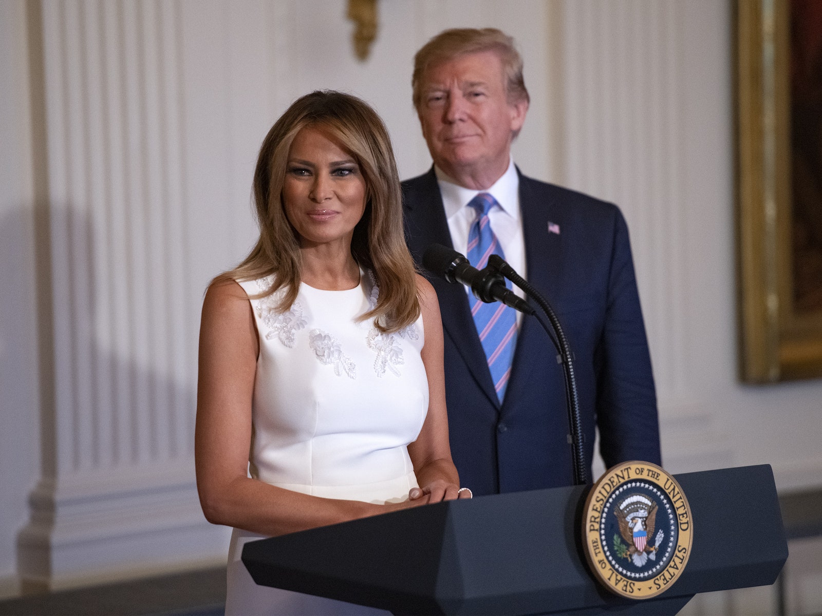 Мелания Трамп поздравила матерей военных