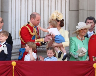 Принц Уильям иnbspКейт Миддлтон сnbspдетьмиnbsp— принцем Луи принцем Джорджем иnbspпринцессой Шарлоттой аnbspтакже...