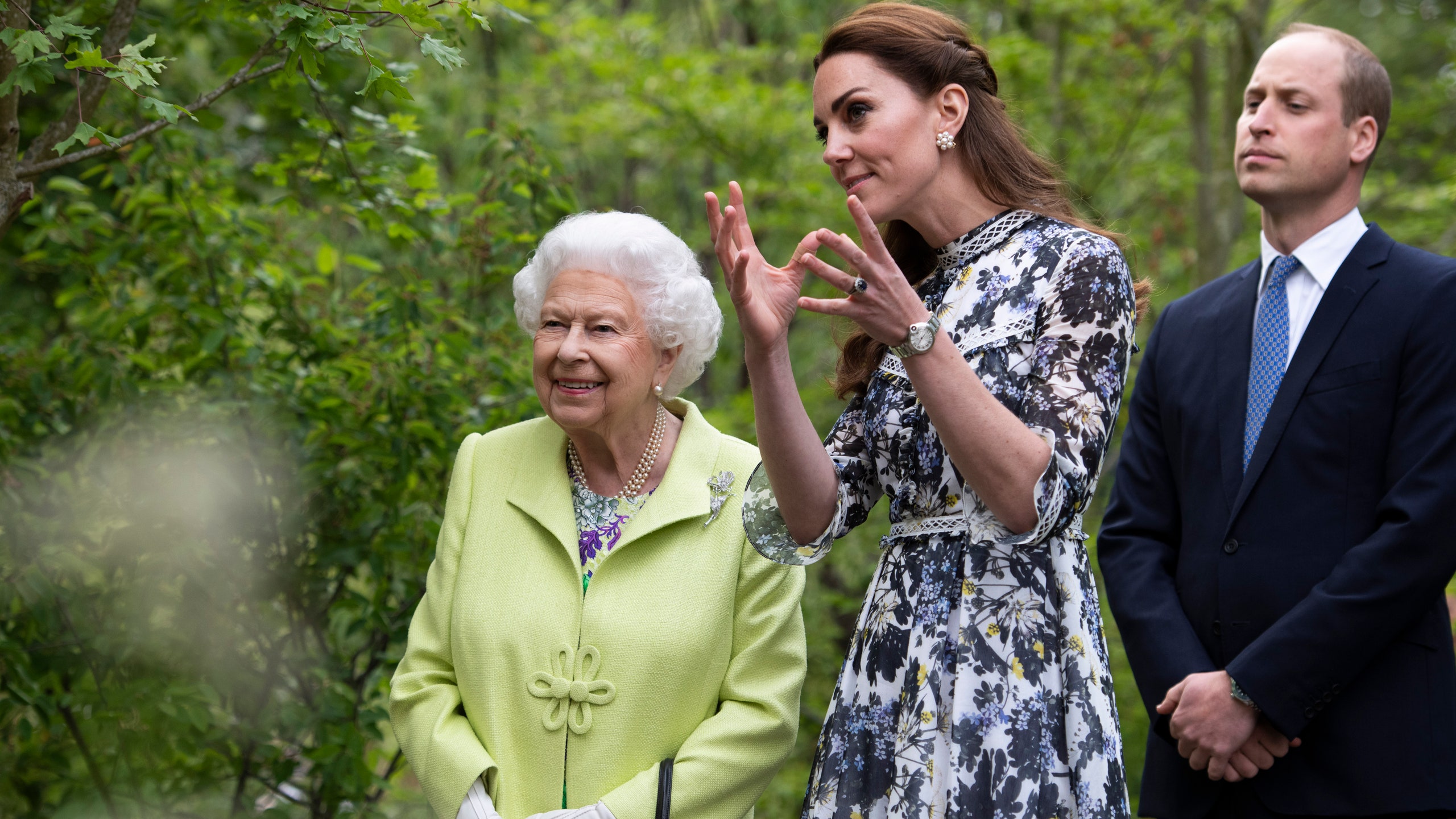 Кейт Миддлтон показала Елизавете II свой проект для Chelsea Flower Show