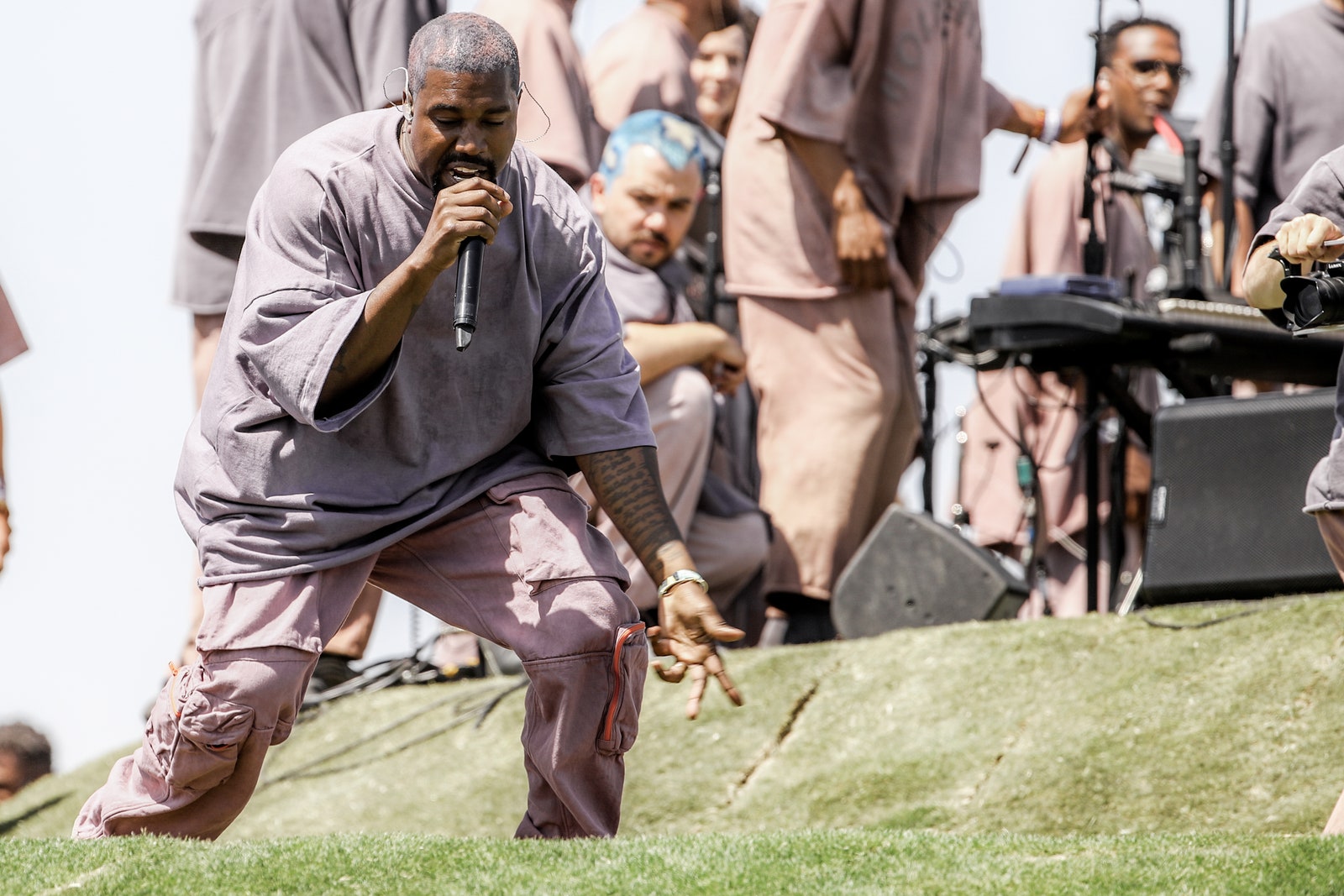 Kanye West провел пасхальную службу на фестивале Coachella
