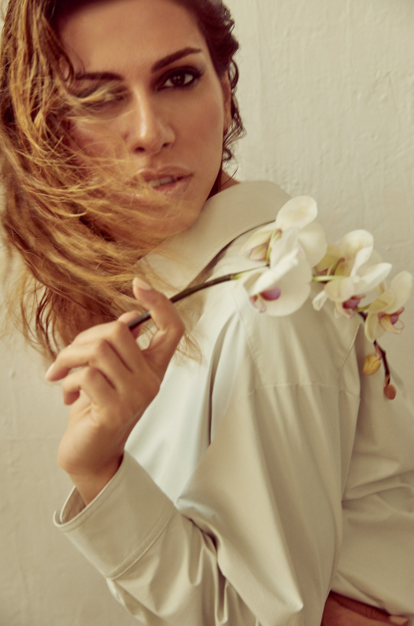 Боди из хлопка полиамида и эластана Max Mara.