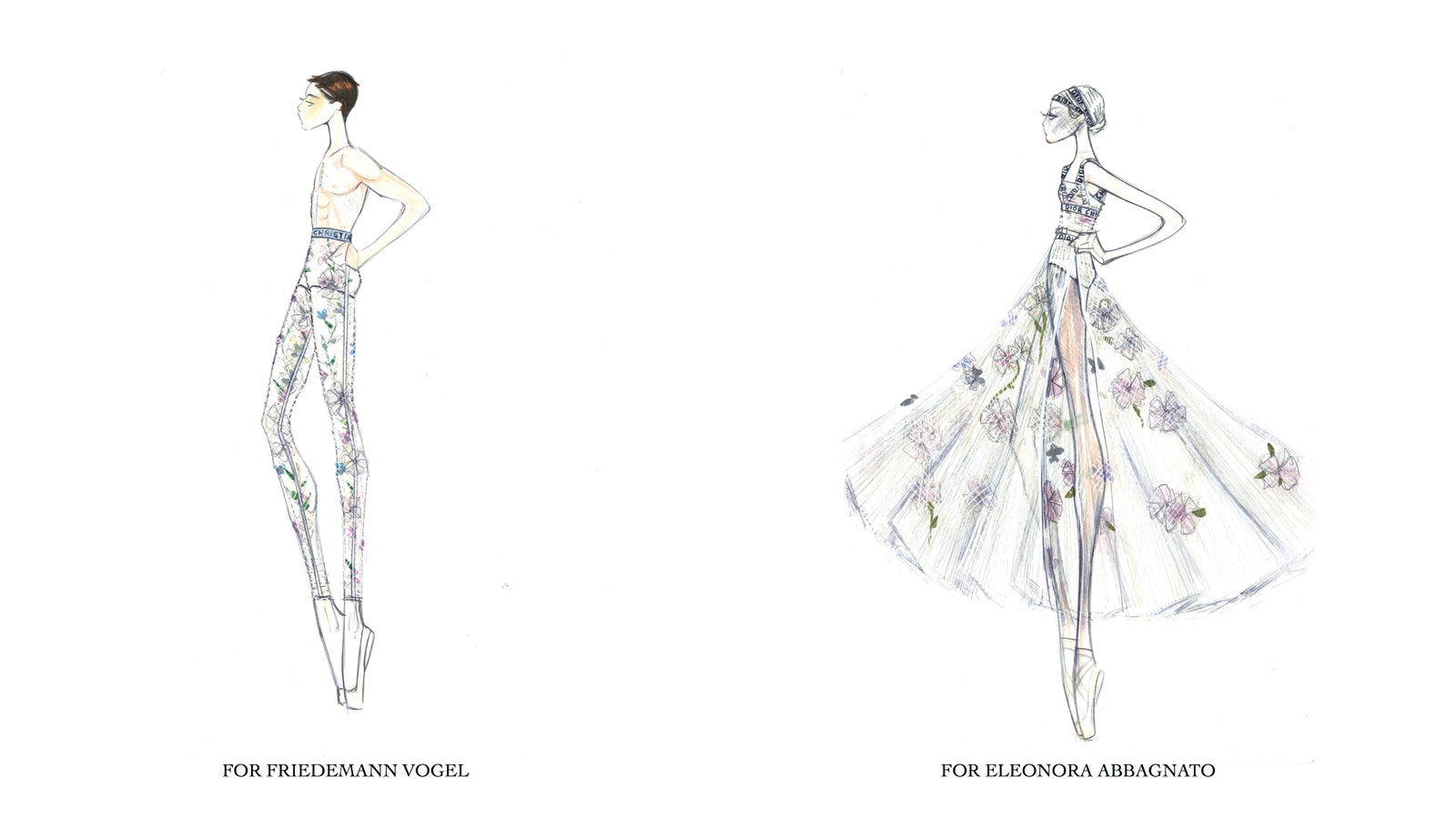 Эскизы креативного директора Dior Марии Грации Кьюри