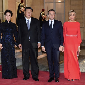 Эммануэль и Брижит Макрон встретились с президентом Китая