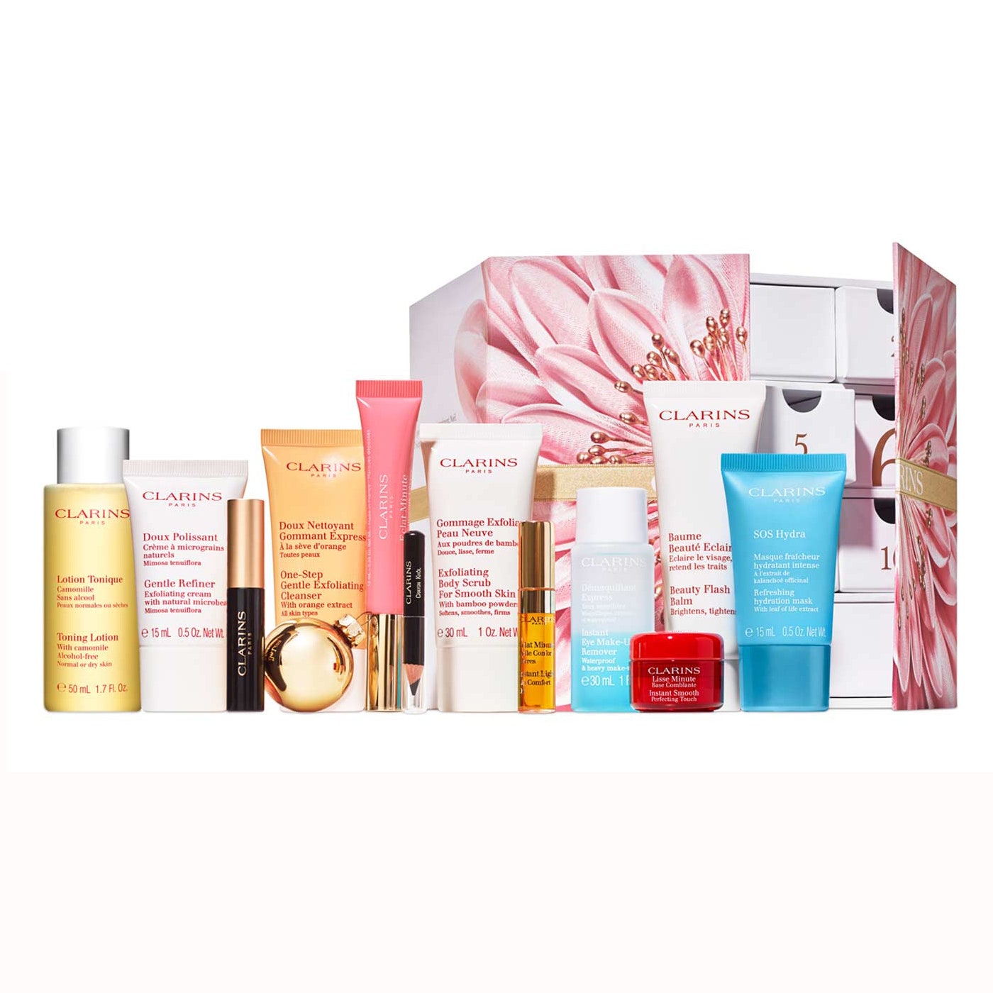Адвенткалендарь на 12 дней Clarins