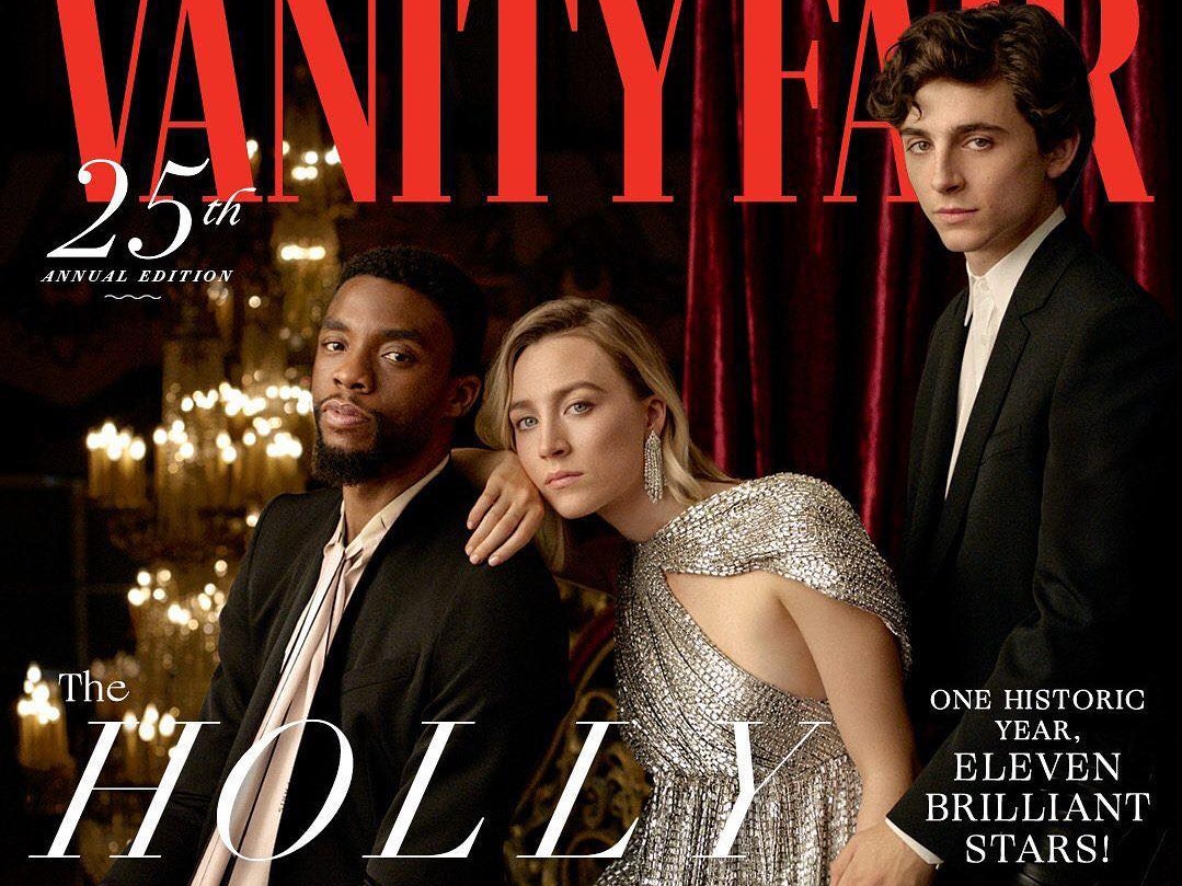 Сирша Ронан, Тимоти Шаламе и другие на обложке голливудского выпуска Vanity Fair