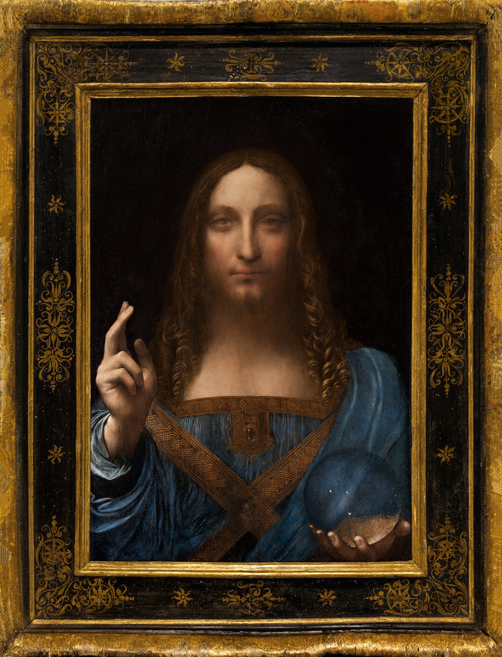 Самая дорогая картина  «Спаситель мира» написанная Леонардо да Винчи около 1500 года.