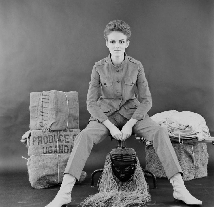 Грейс Коддингтон в фэшнсъемке 1967.