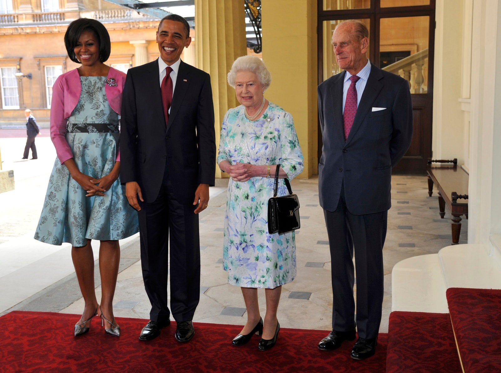 Мишель и Барак Обама Елизавета II и принц Филипп