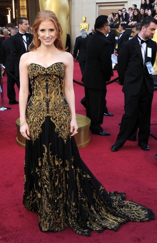 Джессика Честейн вnbspAlexander McQueen наnbsp«Оскаре» 2012.