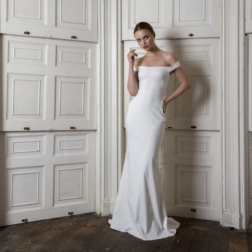Платье как у Меган Маркл и другие тренды с Недели свадебной моды в Нью-Йорке