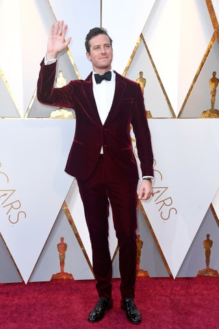 Арми Хаммер наnbspцеремонии «Оскар» 2018.