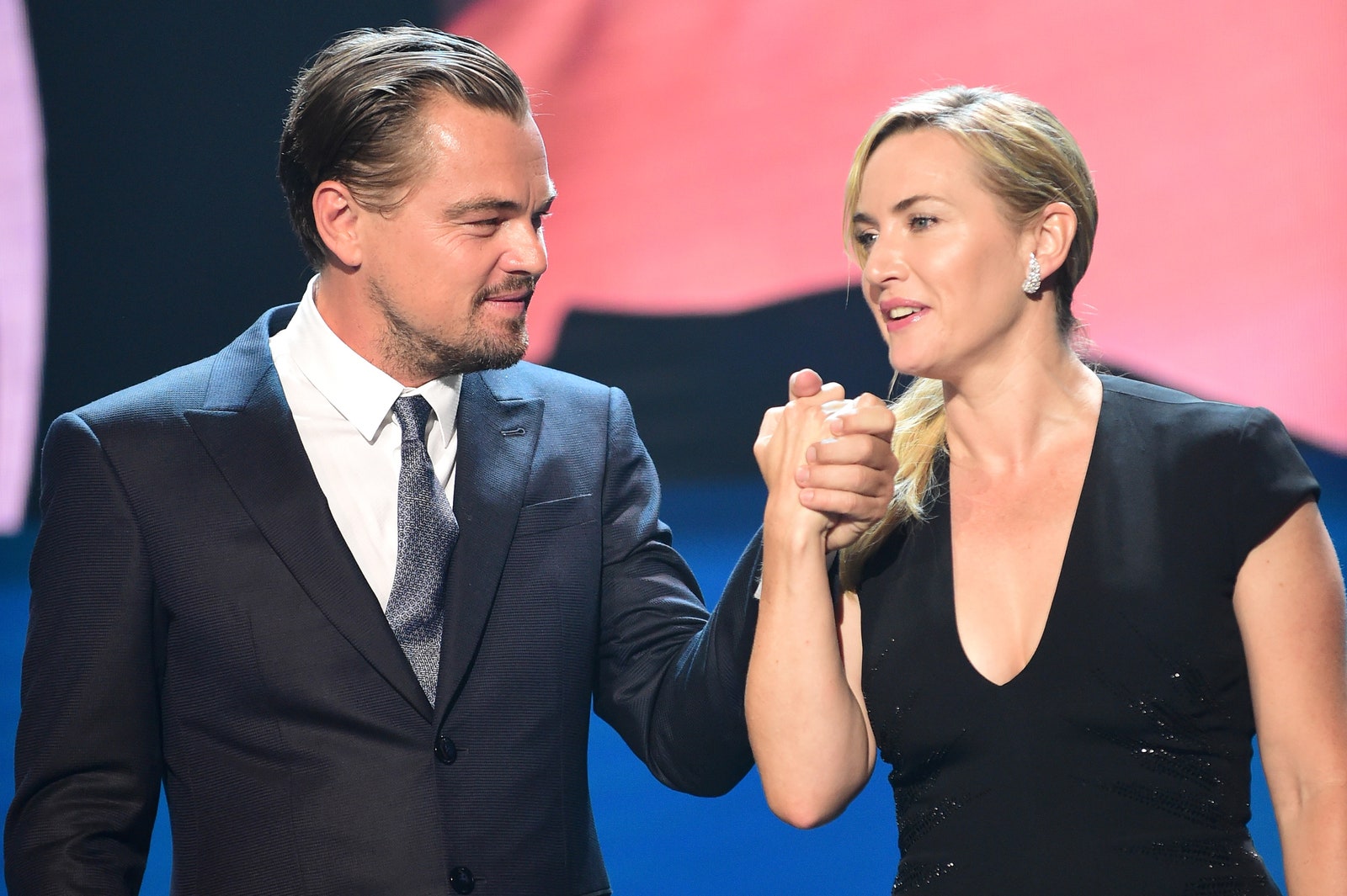 Леонардо ДиКаприо и Кейт Уинслет на Leonardo DiCaprio Foundation Gala 2017 год