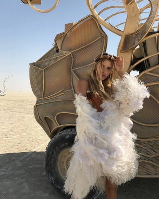 Елена Перминова наnbspфестивале Burning Man.