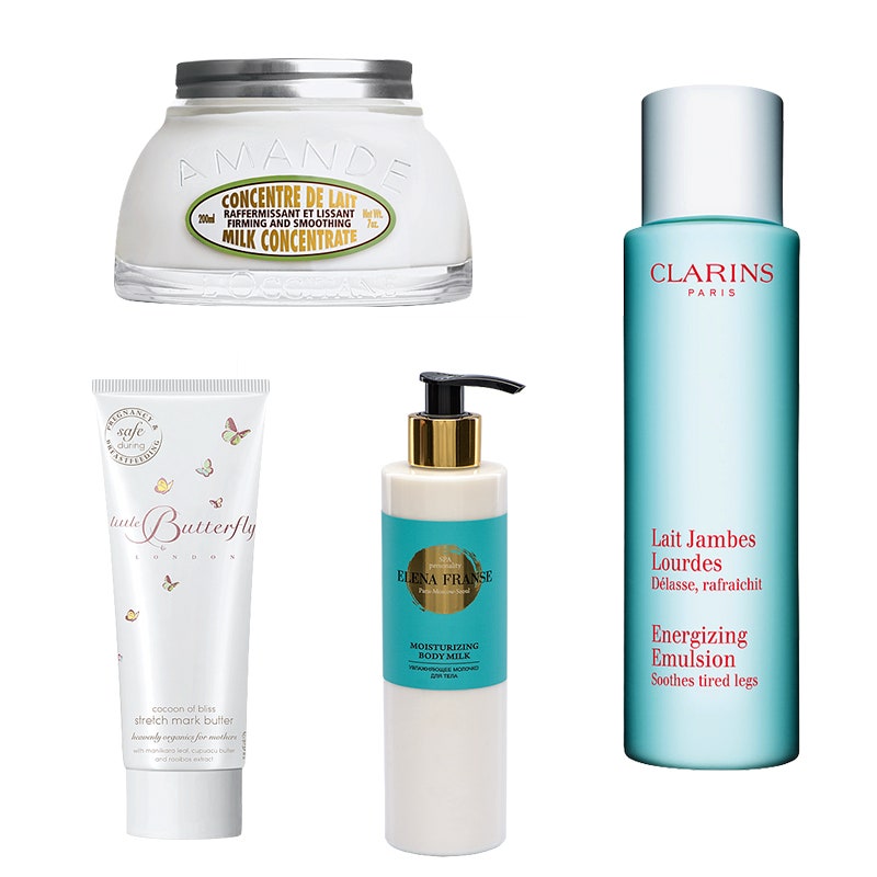 Молочко для упругости кожи тела Amande 3990 руб. LOCCITANE молочко для усталых ног Lait Jambes Lourdes 2050 руб. CLARINS...