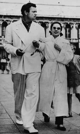 Орсон Уэллс и Леа Падовани 1948.