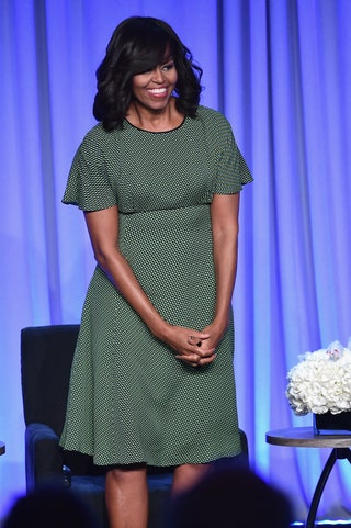 Мишель Обама в платье Michael Kors .