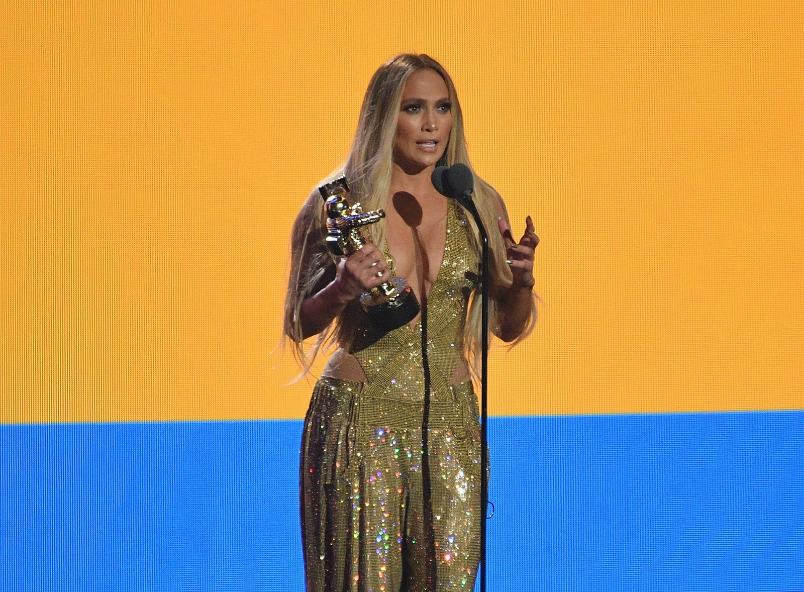 Дженнифер Лопес на церемонии MTV VMA 2018