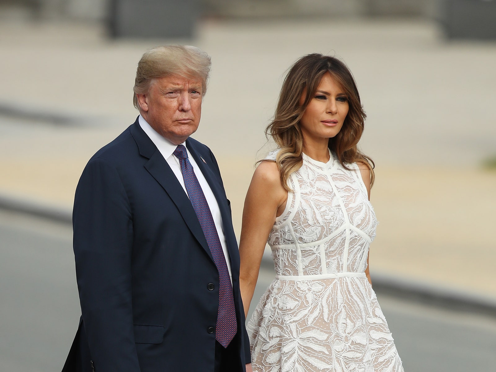 Мелания Трамп вместе с мужем на саммите НАТО в Брюсселе