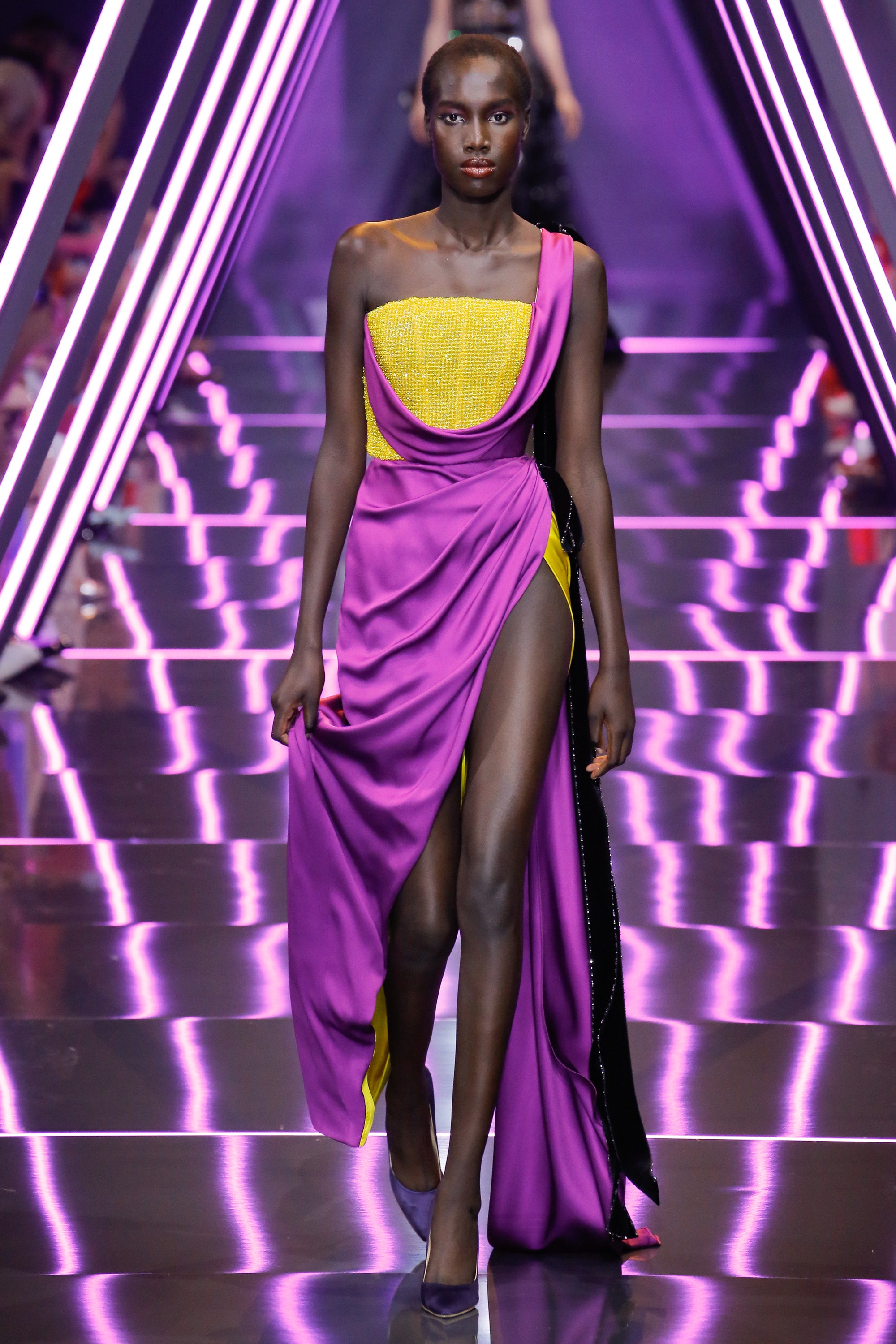 ralph and russo purple dress