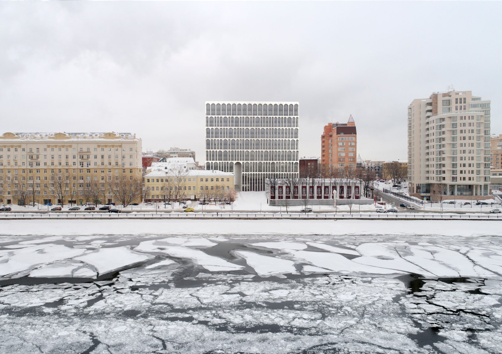 Дом Brodsky в Хамовниках фото и подробности о проекте Vesper на берегу реки Москвы