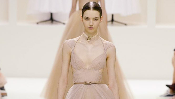 Christian Dior фото с показа на Неделе Высокой моды в Париже