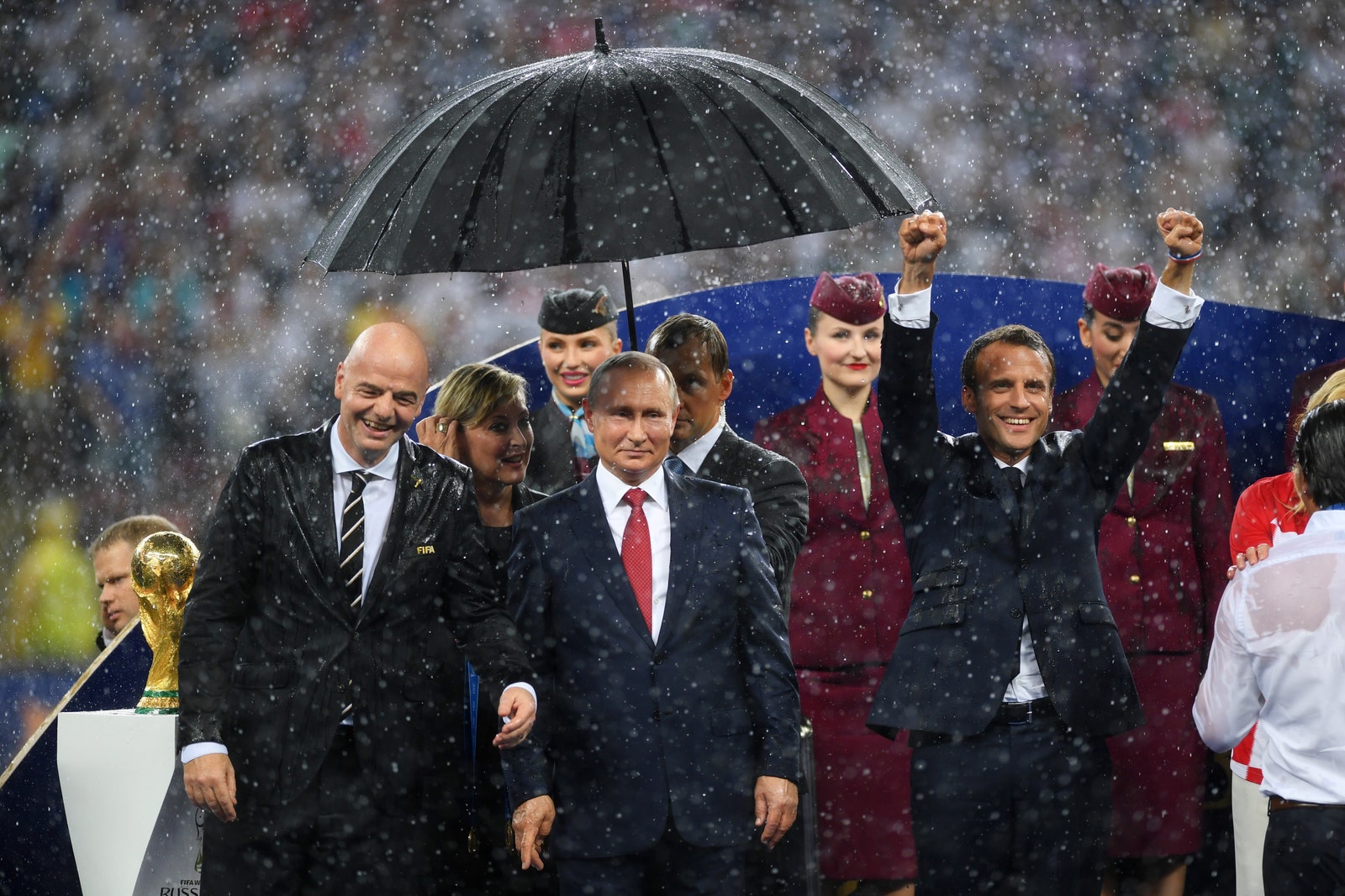 Финал Чемпионата мира по футболу 2018 фото гостей