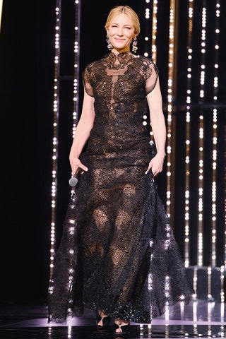 Кейт Бланшетт вnbspплатье Armani Prive иnbspукрашениях Chopard.