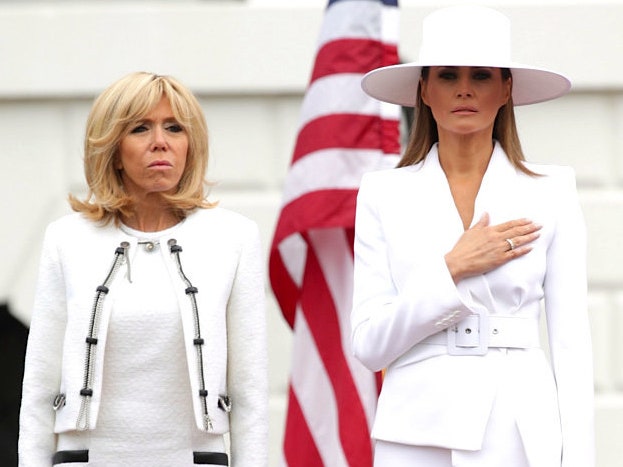 Сама невинность: носите белый total look как Меган Маркл, Мелания Трамп и Брижит Макрон