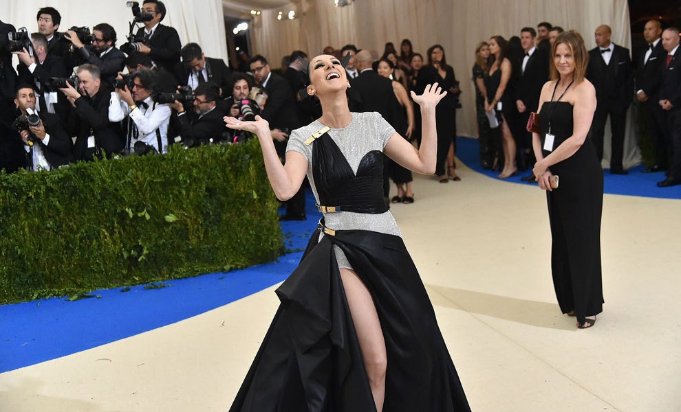 Селин Дион в платье Atelier Versace на Met Gala 2017