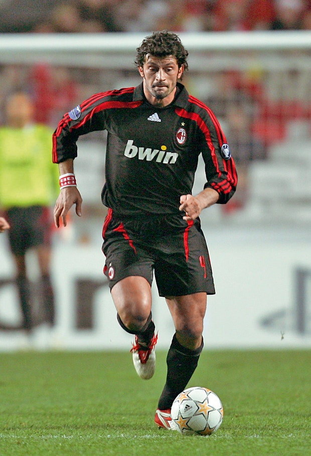 Защитник футбольного клуба «Милан» Каха Каладзе 2007.