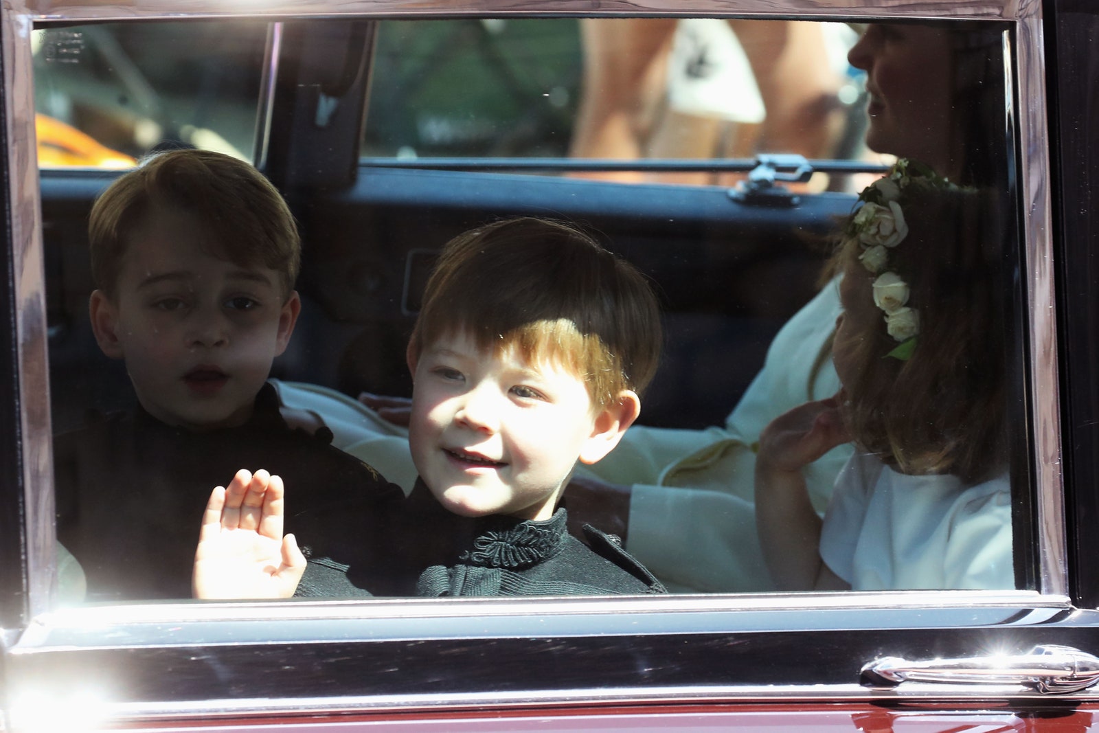 Фото принца Джорджа на свадьбе принца Гарри и Меган Маркл