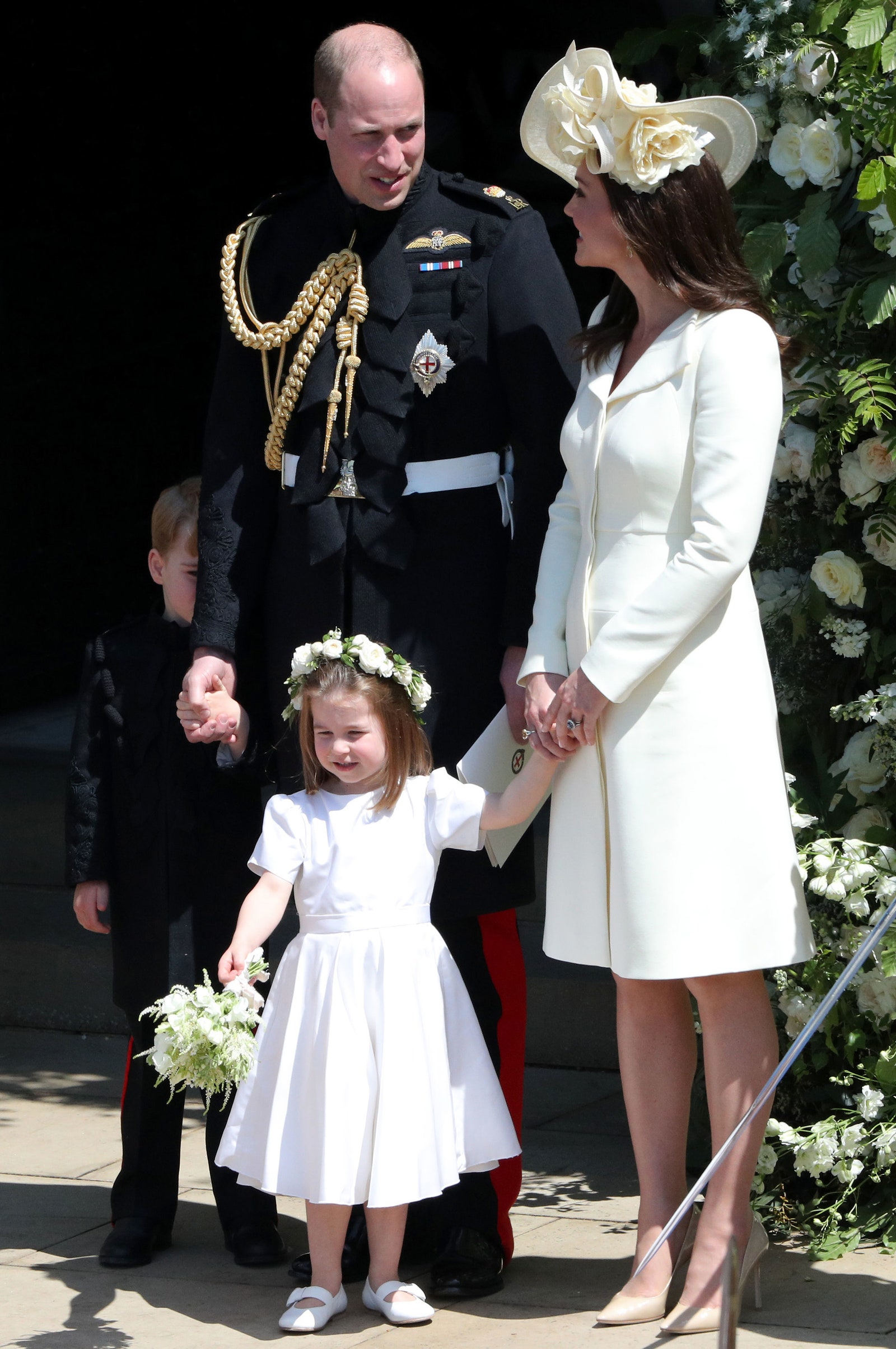 Фото принца Джорджа на свадьбе принца Гарри и Меган Маркл