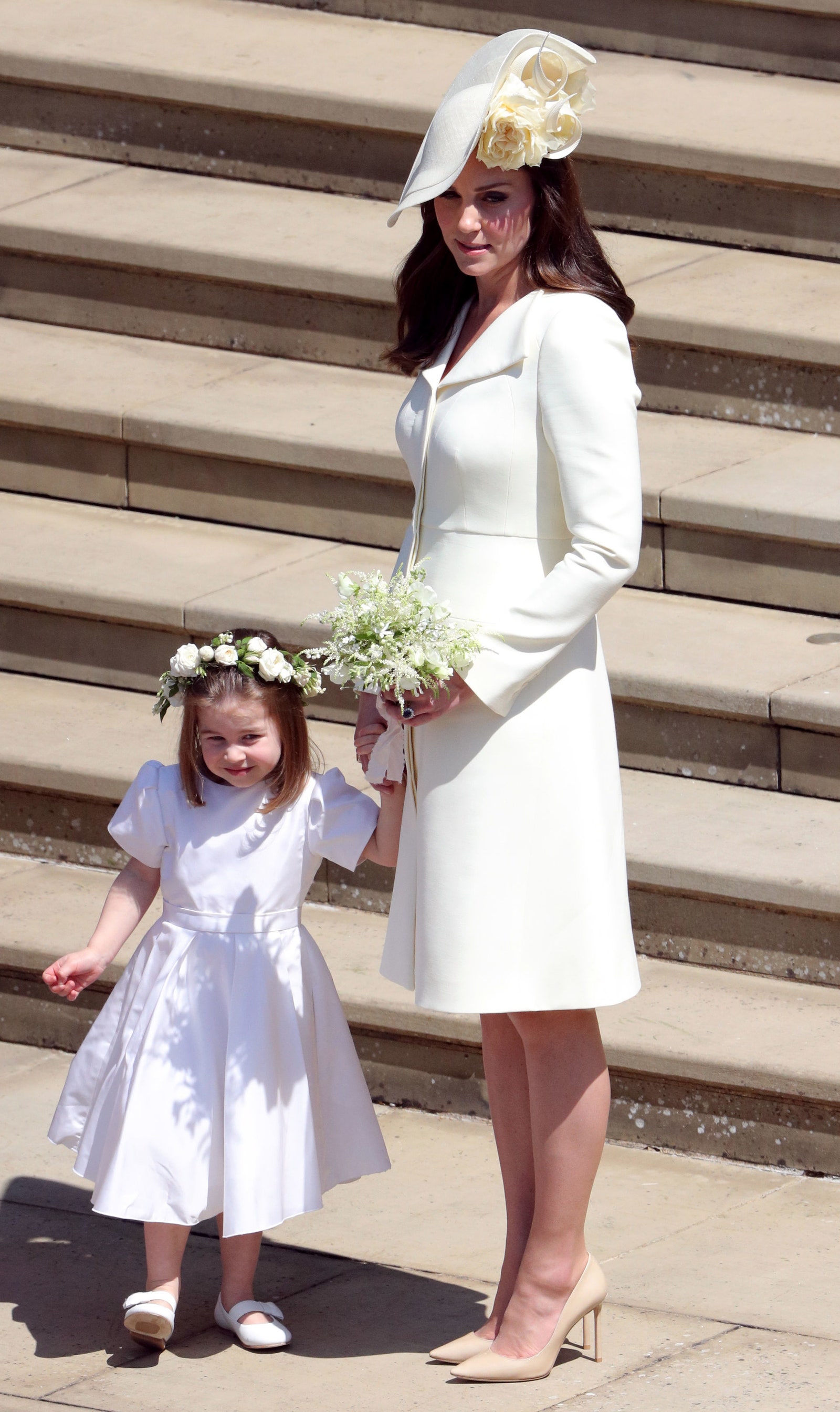 Фото герцогини Кэтрин на свадьбе принца Гарри и Меган Маркл первый выход в свет после родов