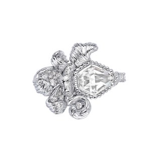 Кольцо Intimit Diamant — белое золото и бриллианты.