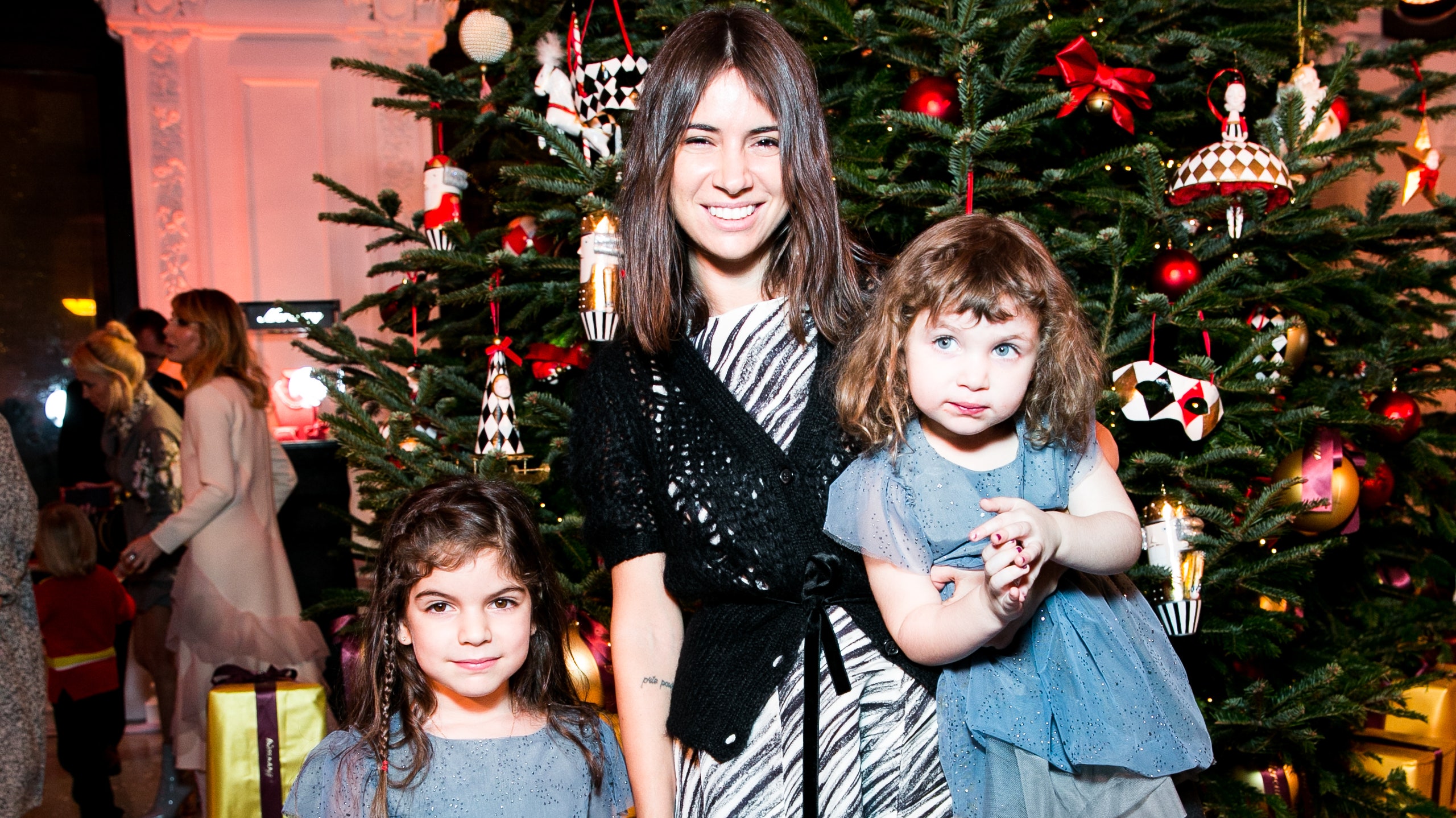 Новогодняя елка Tatler в особняке Спиридонова фото знаменитостей с детьми