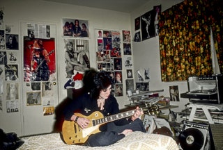 Джоан Джетт в своей комнате в доме родителей в ЛосАнджелесе 1977.