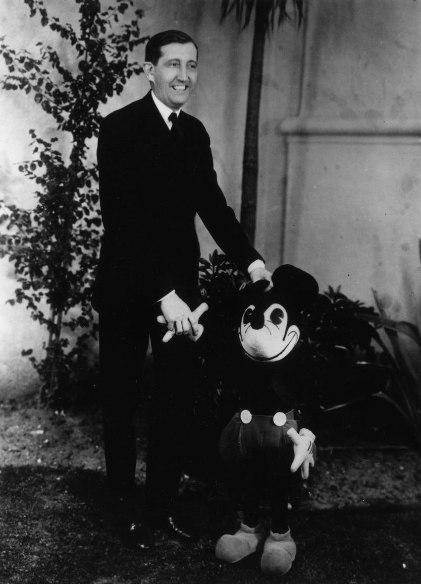 Дэвид Селзник с Микки Маусом 1938
