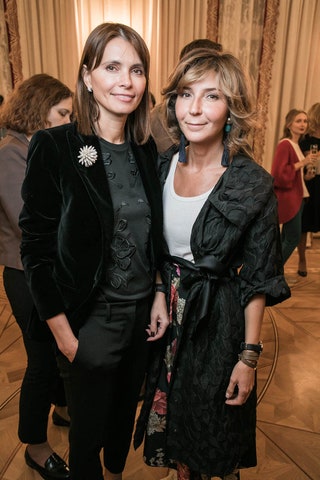 Анна Брострем и дизайнер Виктория Полякова.