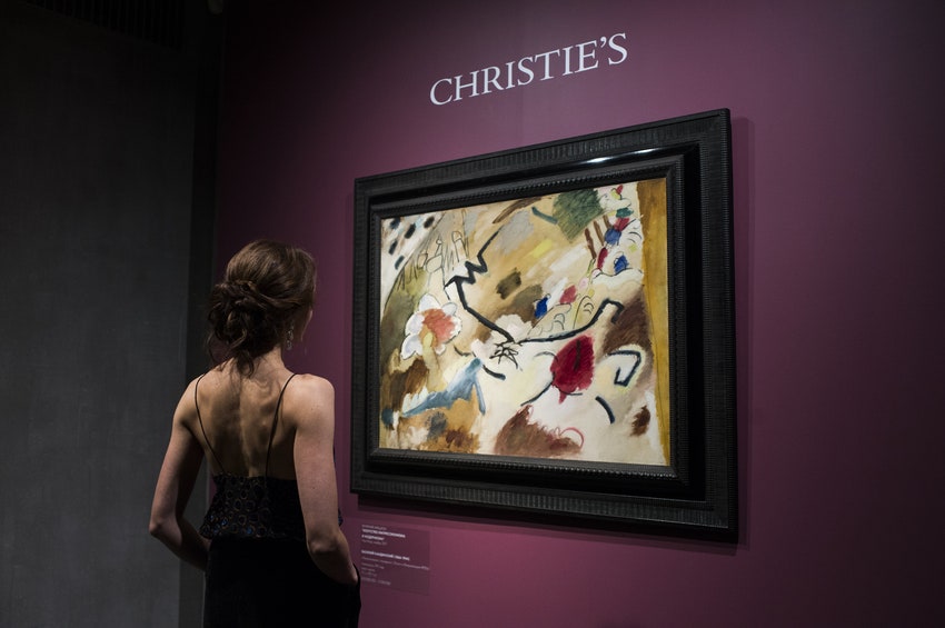 «Импровизация с лошадьми» Кандинского в Москве Christie's показали шедевр в галерее In Artibus