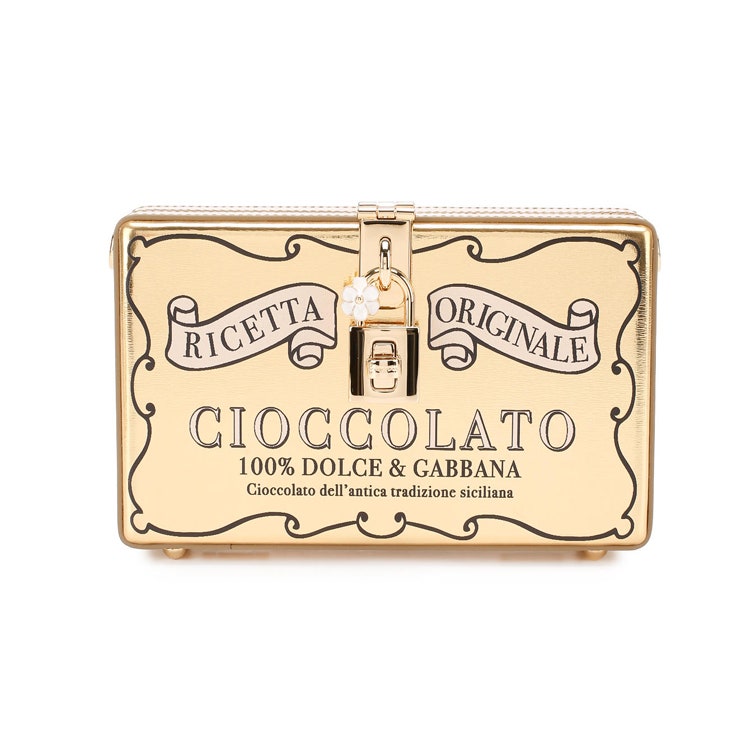 Металлический клатч Dolce amp Gabbana