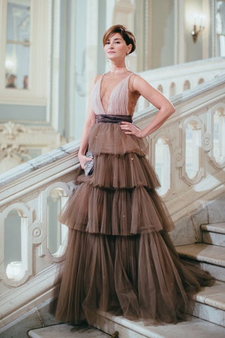 Софико Шеварднадзе в Yanina Couture.
