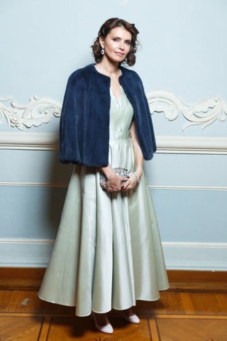 Анна Брострем в Christian Dior.