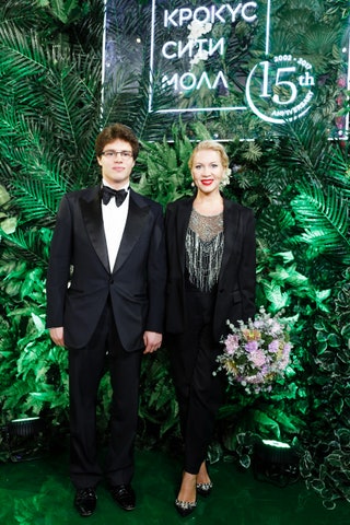 Екатерина Одинцова с сыном Антоном Немцовым.