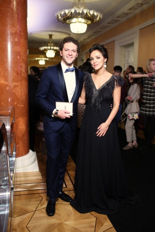 Константин Крюков с женой Алиной Алексеевой.