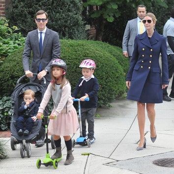 Семейное собрание: Иванка Трамп и Джаред Кушнер с детьми в Нью-Йорке